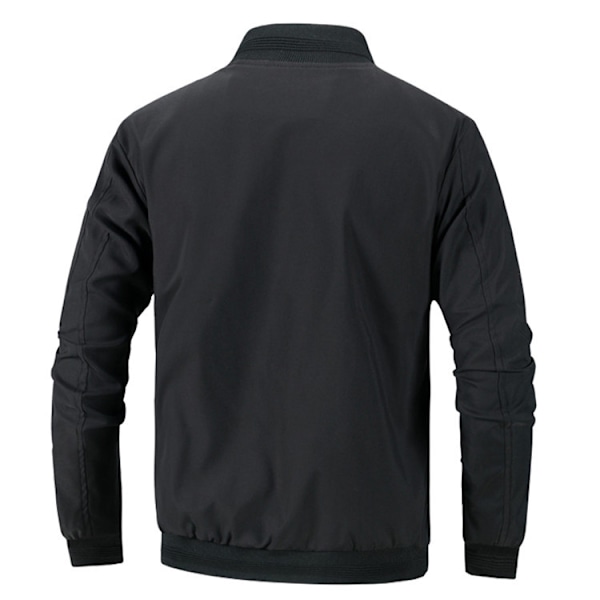 Bomberjakke for menn - Varsity Flight Jacket Dark Red 4XL