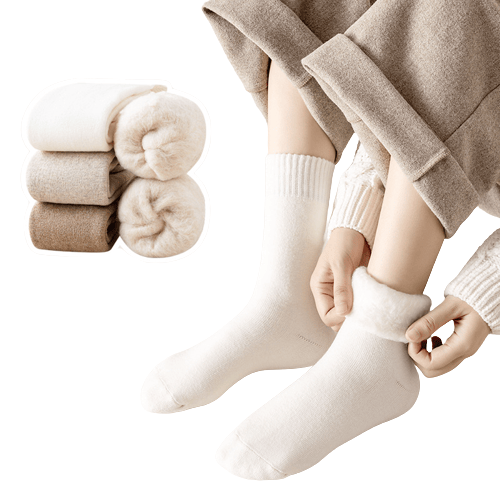 8 Par Dame Ullsokker Vinter Varme Sokker 8Pairs