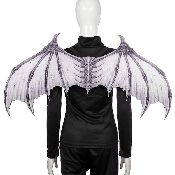 Halloween Devil Bone Wings Vikbara Party Cosplay Wings white
