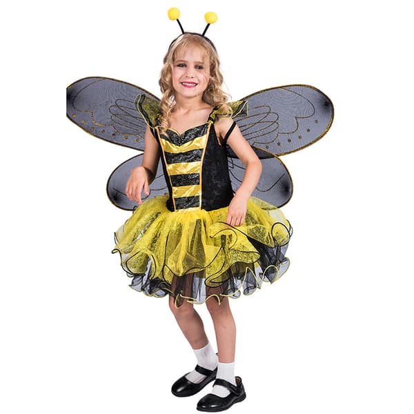 Pige Bumble Bee Kostume til Børn med Tutu Kjole