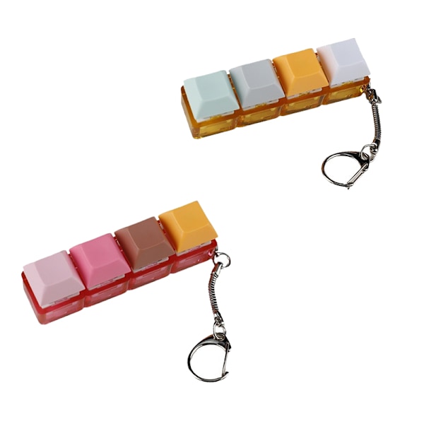 Näppäimistö Fidget -lelu - 2 kpl Fidget-näppäimistö avaimenperää 2PCS#6