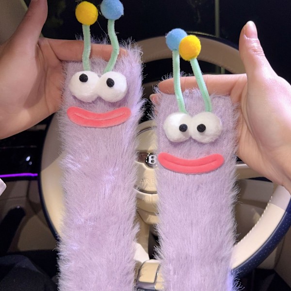 Tokiga Galna Roliga Luddiga Strumpor för Kvinnor och Flickor purple