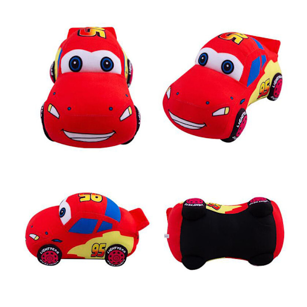 Biler Myk Plussj Lightning McQueen Rød Plussj Stoffdyr 35cm