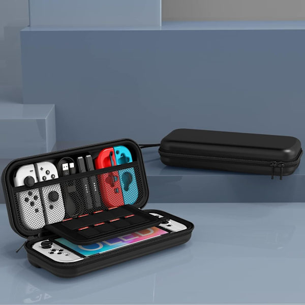 Fodral för Nintendo Switch OLED-modell, Skydd för Switch OLED Switch-fodral Black