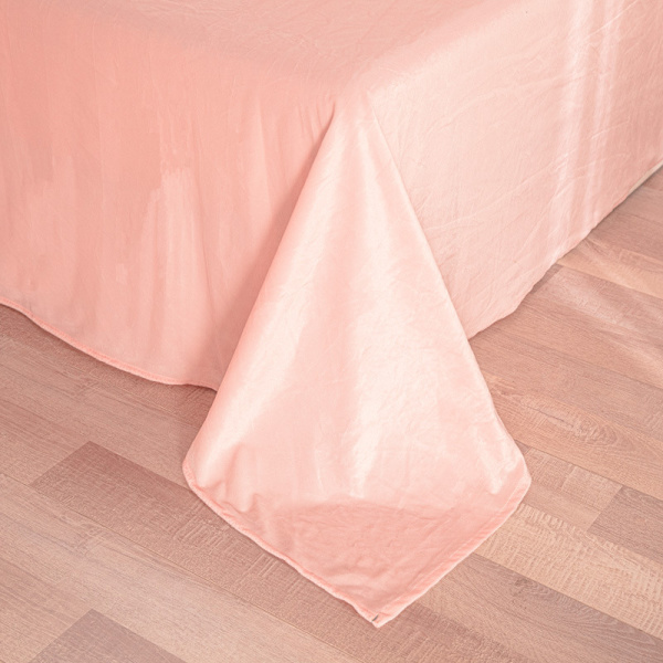 Ultra Mjuk Konstpäls 4-Delars Sängset för Queen Size, Plyschig och Fluffig Sängkläder pink 200*230cm