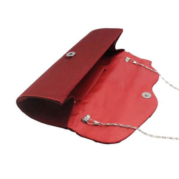 Mode-Shiny Aften Clutch Taske til Kvinder Bryllup Fest red