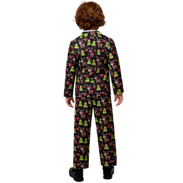 Barnens julkostymer för pojkar, flickor, julens fula kostymer Boy XL
