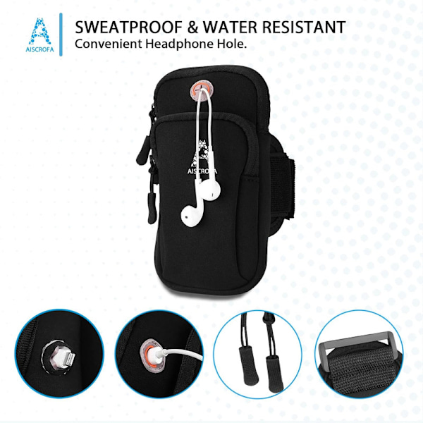 Sportarmband, Löpning Gym Universal Smartphone Armväska Blue