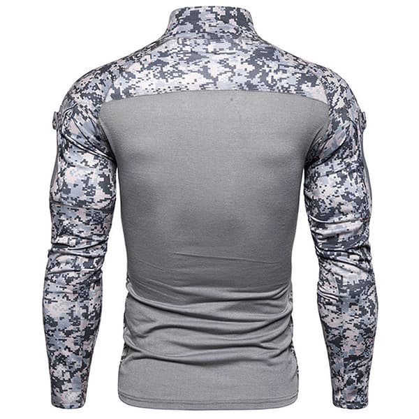 Menn's Stalker Langærmet Stealthy Camo Tee Gray XL