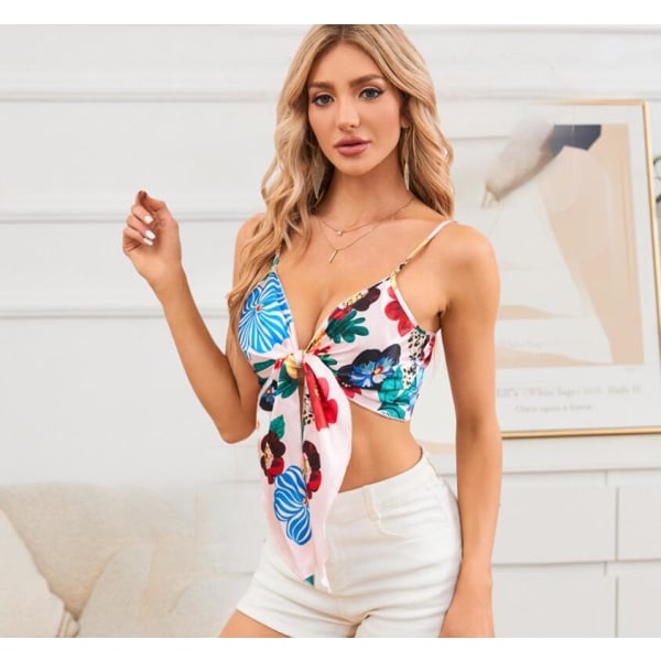 Printed väst Casual Camisole m