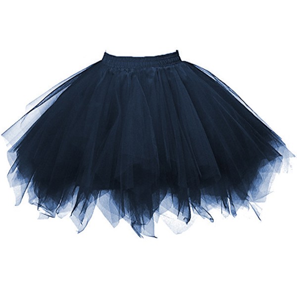 Naisten Tutu-hame Ballet Kupla Tanssihame Navy Blue