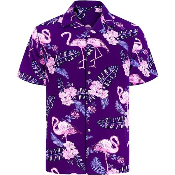 Hawaiian skjorta och shorts set för män Style 2 XL