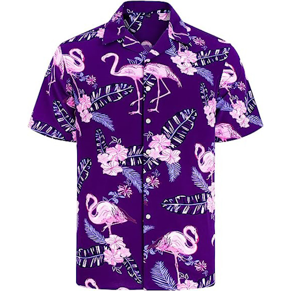 Hawaiian skjorta och shorts set för män Style 2 XL