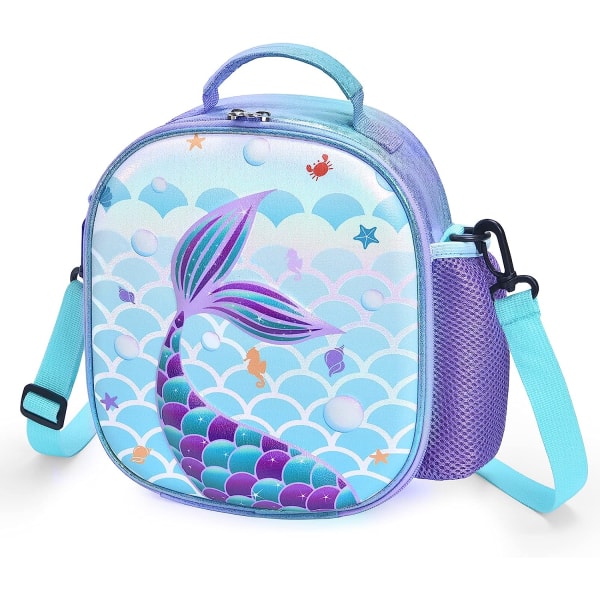 Mermaid Lunch Bag - Isolerad Lunchbox för tjejer