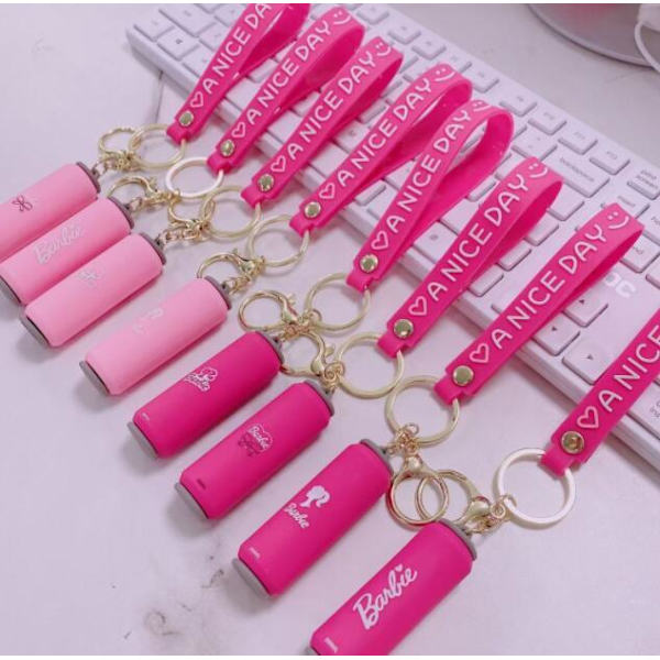 Pink Dåse Nøglering Par Nøglering Rose 8