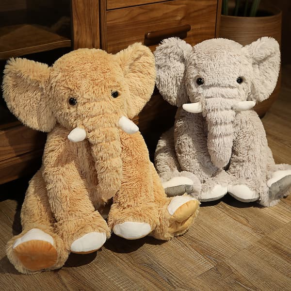 Stoppet Dyr Dukke Elefant Stoppet Dyr PINK