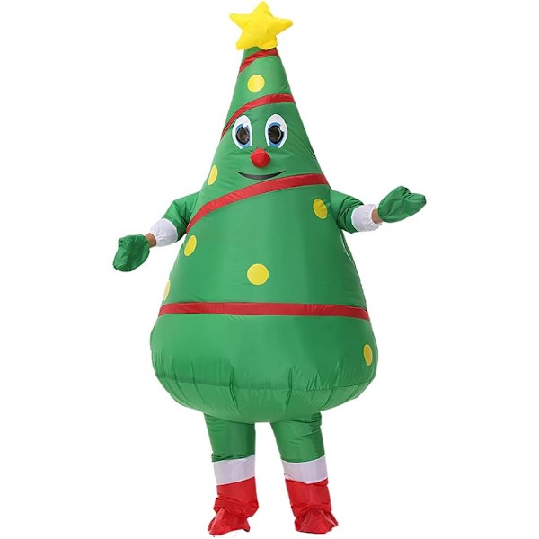 Uppblåsbar Juldräkt Cosplay Uppblåsbar Vuxendräkt Green
