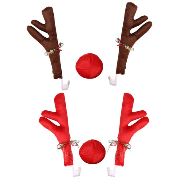 Jultomte Bilset - Hörnar, Näsdekoration Brown