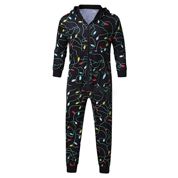 Julfamiljsmatchande pyjamas Hoodies green L