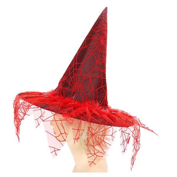 Halloween-häxhatt i nät Red
