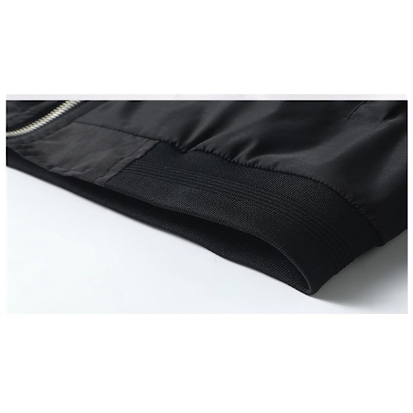 Mænds Bomberjakker Varsity Flight Jacket Black S