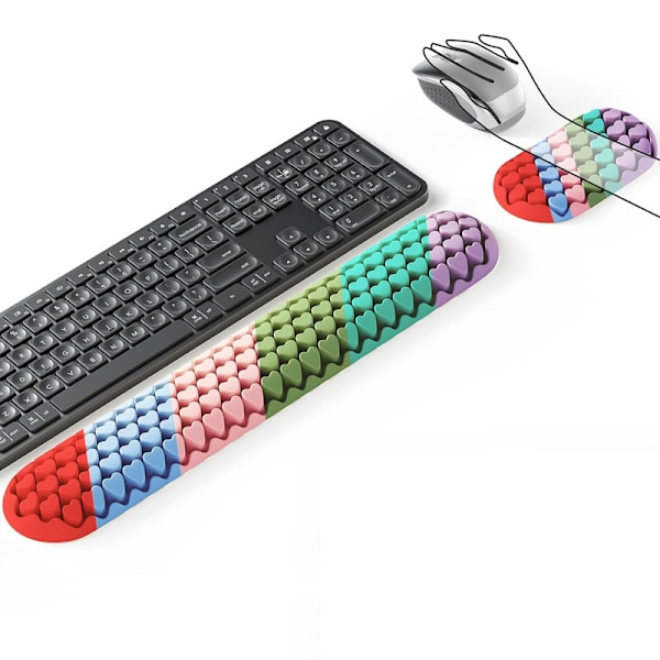 Håndleddstøtte for datamaskin-tastatur, ergonomisk håndleddstøtte for mus