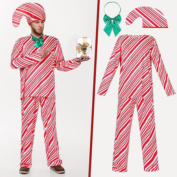 Candy Cane Aikuisten Asuste, Candy Cane Asuste Q2 S