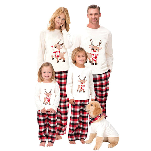 Familjejulpyjamas Matchande Pyjamas för Familjen Dad 2XL