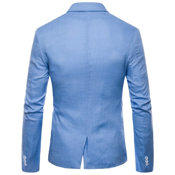 Herrejakkesæt Business Bryllup Fest Frakke Kontor Blazer Green M