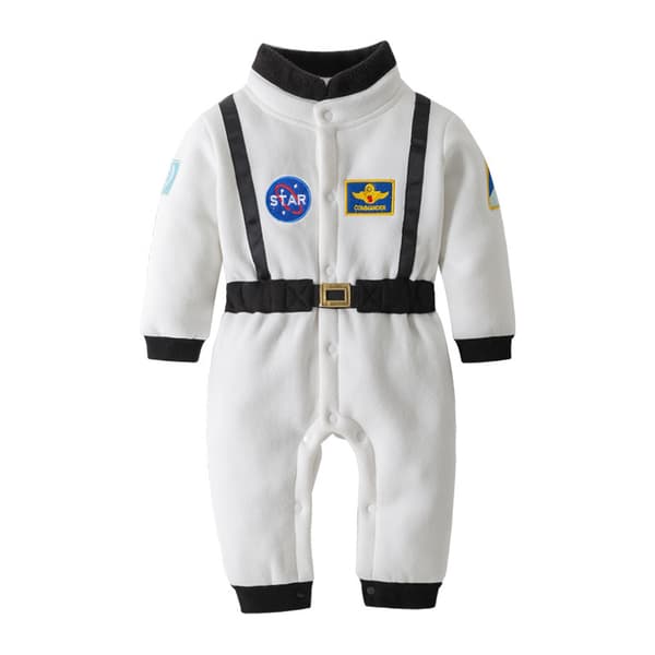 Astronautdräkt för barn, rymddräkt Onesie White 110