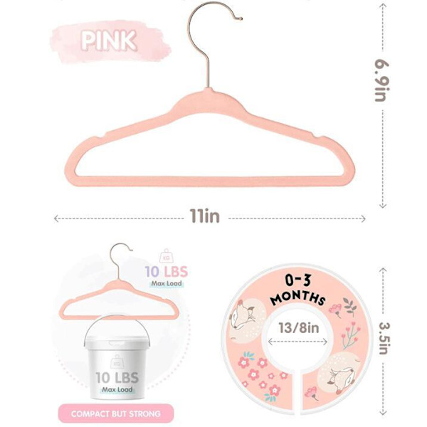 Baby sammetsgalgar 10 st halkfria baby grey