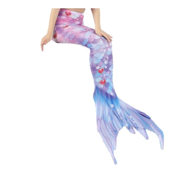 Mermaid Tails för simning för barn och vuxna med Monofin purple 120