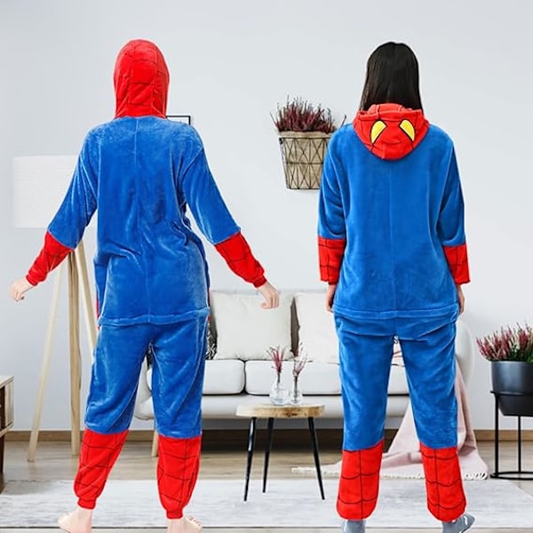 Onesies Pyjamas Unisex Voksen Barn for Kvinner Menn Dyrekostyme Cosplay Halloween Nattøy Adult M