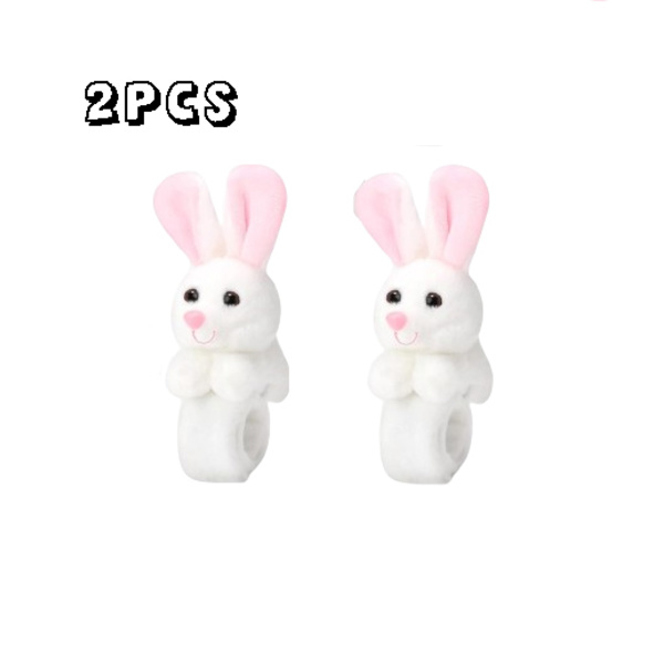 Valentinsdag Gave, 2 stk. Fyldte Dyr Slap Armbånd rabbit