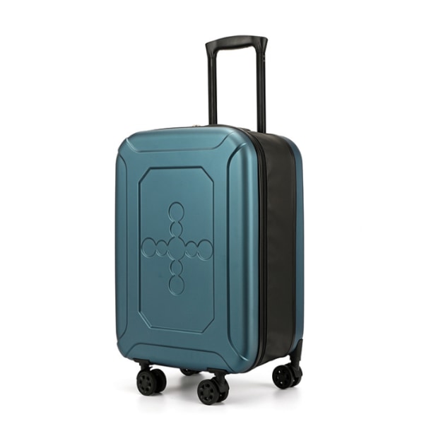 Lätt resväska med hård sida med 4 hjul blue