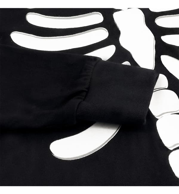 Barn Pyjamas For Gutter Skjelett Glødende I Mørket Bomulls Pyjamas 130cm 8years