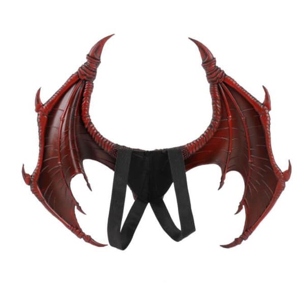 Halloween Barn Demon Drage Vinge Vinger Rekvisitter Red