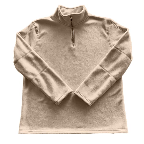 Fleeceforet Halv Zip Trøjer til Mænd Mock Neck Pullover Trøje Dark Grey 3XL