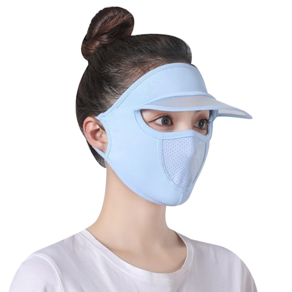 Sommar utomhus solskydd cap blue