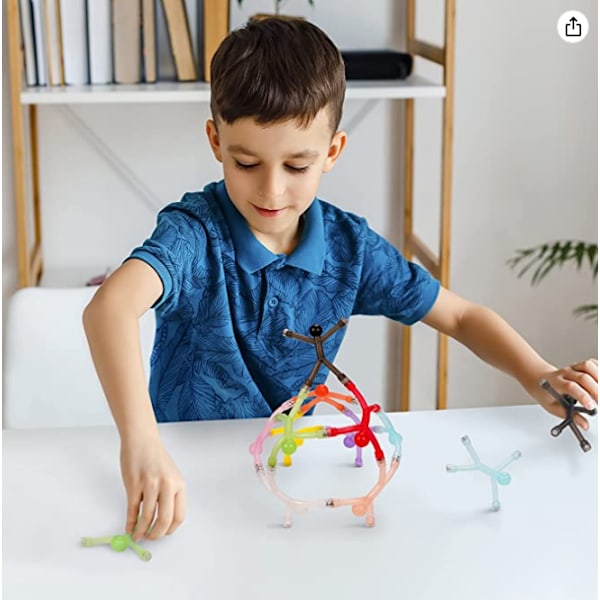5 st söta färgglada magnetiska fidget reseleksaker