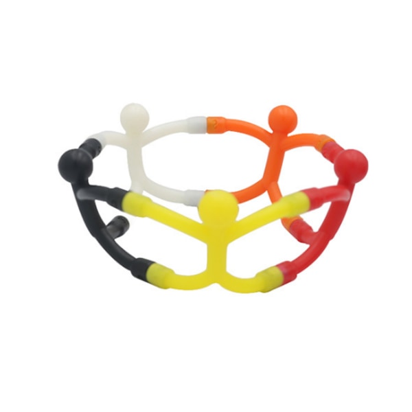 5 st söta färgglada magnetiska fidget reseleksaker