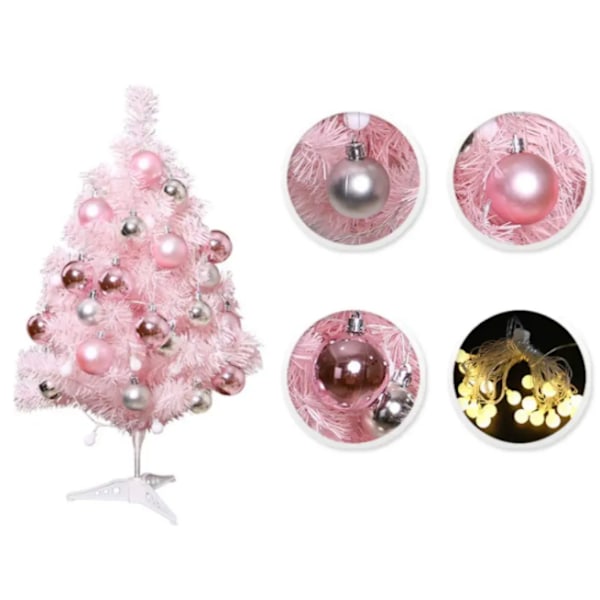 24-tums Mini Desktop Artifical Christmas Tree Simulering