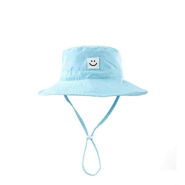 Baby Solhatt Smile Face UPF 50+ Småbarnshatt för Pojkar Flickor blue 54