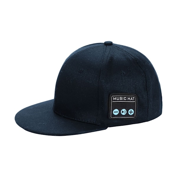 Hatt med Bluetooth-högtalare Justerbar Musikhatt Bluetooth-keps Navy Blue