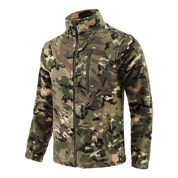 Herrar Full-Zip Fleecejacka Green M