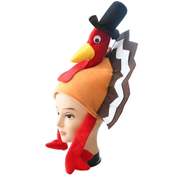 Rostad kalkonhatt för Thanksgiving Night Event red