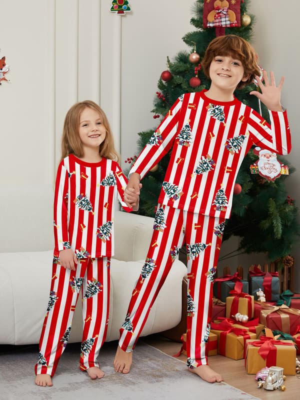Julepyjamas for Familie Matchende Sett Kid 2