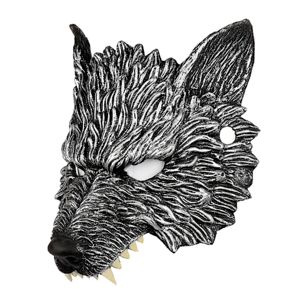 Wolf Mask Halloween Half Face Werewolf Mask