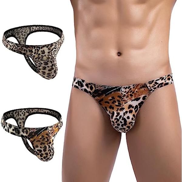 Underkläder med print för män Tiger head gold XL