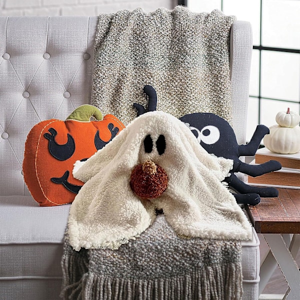 Spøgelse med Græskar Plys, Gus Spøgelses Pude Hugging Pumpkins